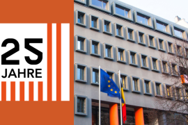25 Jahre Belgische Botschaft - Abbildung der Fassade (c) FM Arndt